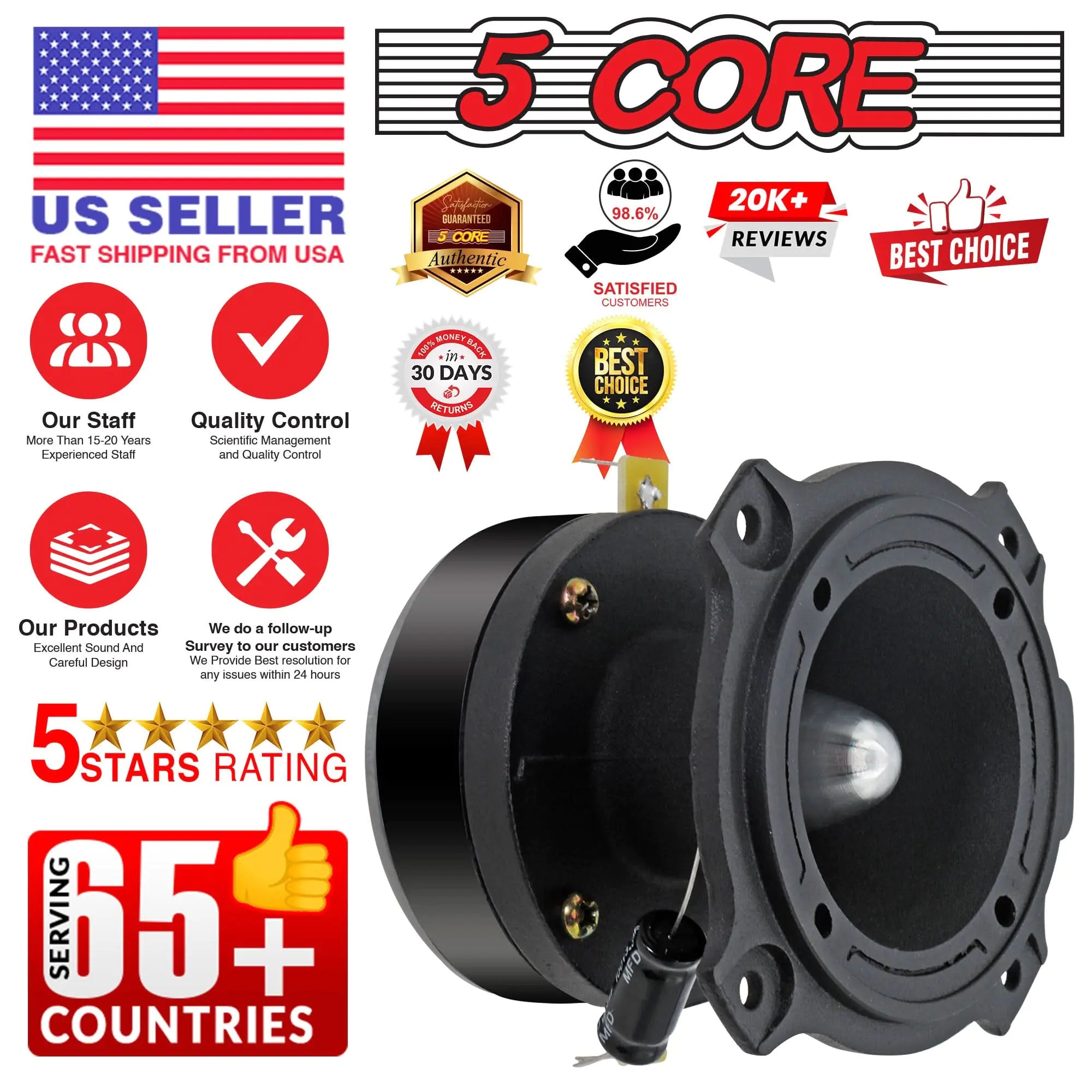 5Core Tweeters Speakers Car Audio