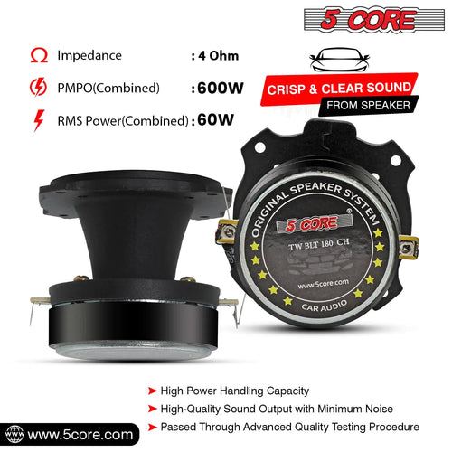 5Core Tweeters Speakers Car Audio