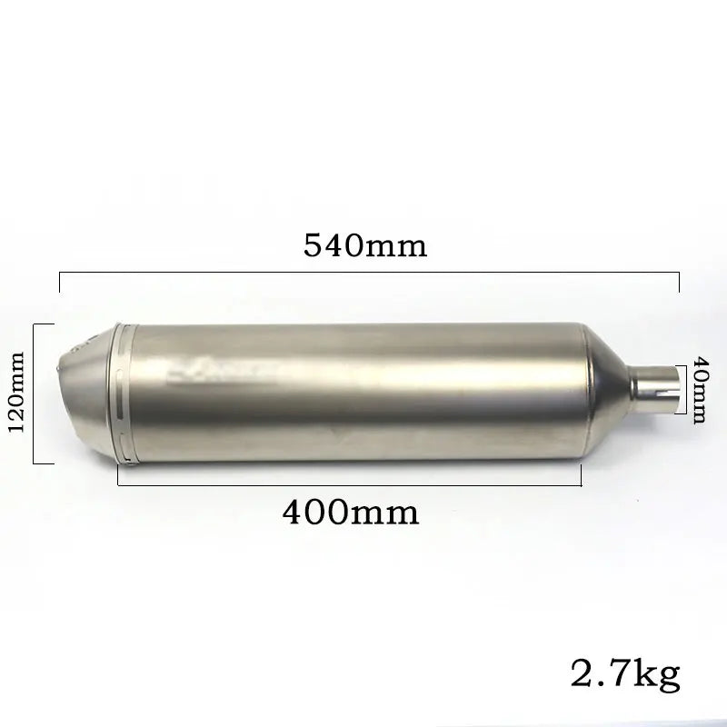 4 Road Motorcycle Exhaust Pipe for Leovince For Honda Vario201 Vespa150 GTS250 J300 Muffler Scooter Escape steel titanium carbon