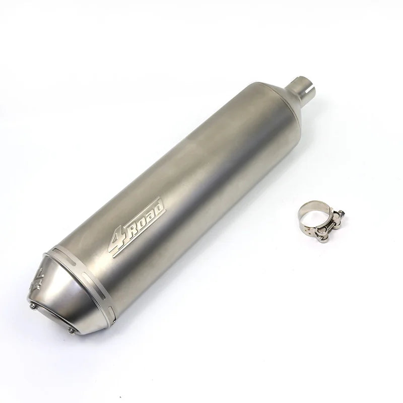 4 Road Motorcycle Exhaust Pipe for Leovince For Honda Vario201 Vespa150 GTS250 J300 Muffler Scooter Escape steel titanium carbon
