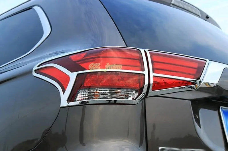 For Mitsubishi Outlander  2016 2017 2018 ABS chromed Rear Tail Light Rear Lamp Cover decoration