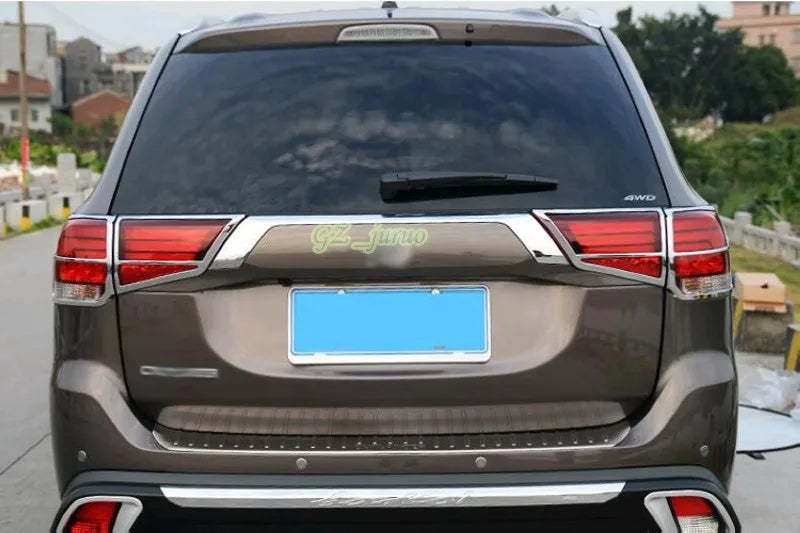 For Mitsubishi Outlander  2016 2017 2018 ABS chromed Rear Tail Light Rear Lamp Cover decoration