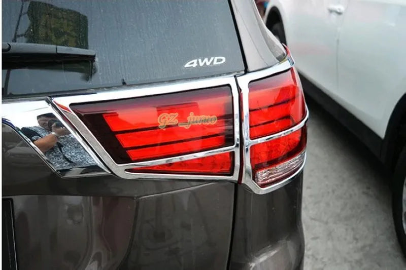 For Mitsubishi Outlander  2016 2017 2018 ABS chromed Rear Tail Light Rear Lamp Cover decoration
