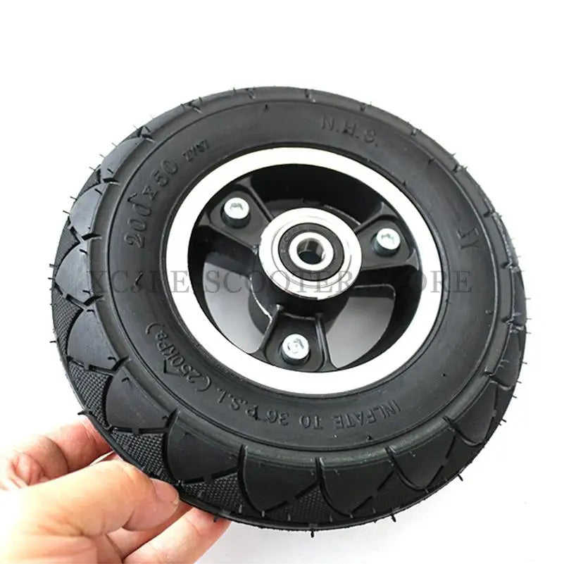200X50 Solid Filled Wheel 8x2 Non-Pneumatic  with Strong Applicability and Wide Compatibility  the Same Type of Tires