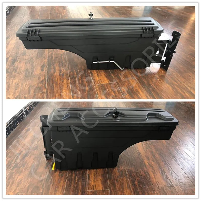 2 PCS PICKUP AUTO PARTS TOOL BOX REAR TRUCK TAILGATE STORAGE EXTERIOR BOXES FOR RANGER T6 T7 T8 XLT 2012-2020 EXTRA ACCESSORIES