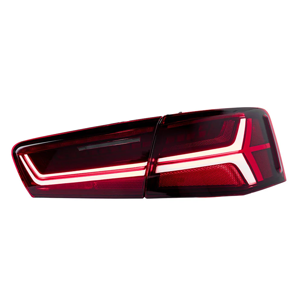 Car Lights for A6 Tail Lights 2012-2016 A6L Classic LED Tail Lamp LED DRL