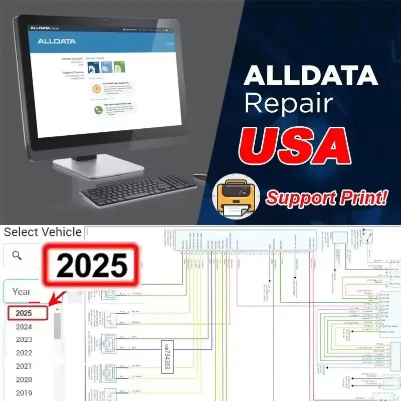 2025 Hot Alldata 10.53 Auto Repair Software Autodata 3.45 Mi tchell 2015 ATSG Vivid Workshop ElsaWin Car Repair Software 5 in 1