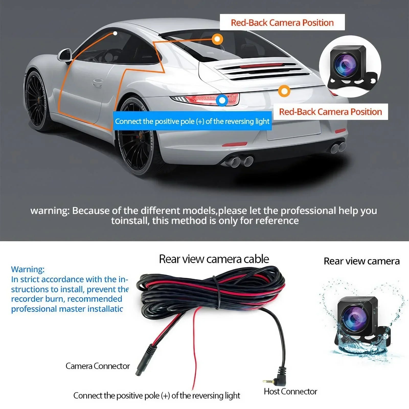 4K 10 WIFI Touch Screen Rear View Mirror Dash Cam Front and Rear Dual Cameras 24H Parking Monitor DVR Streaming Media