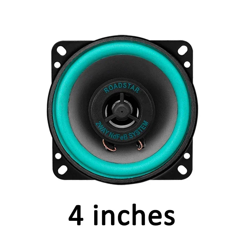 4/5/6 Inch Car Speakers 100W/160W Max Universal HiFi Coaxial Subwoofer Car Audio Music Stereo Full Range Frequency Auto Speakers
