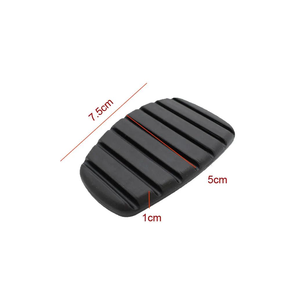 2x Rubber Car Clutch Brake Pedal Cover Pads for Renault Megane Laguna Clio Kangoo Scenic Espace Modus Trafic Twingo Vel Satis
