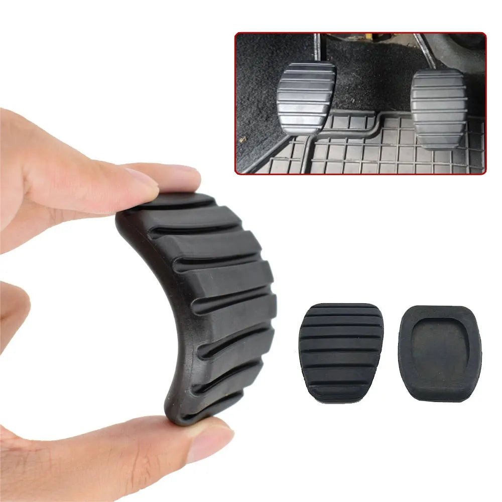 2x Rubber Car Clutch Brake Pedal Cover Pads for Renault Megane Laguna Clio Kangoo Scenic Espace Modus Trafic Twingo Vel Satis