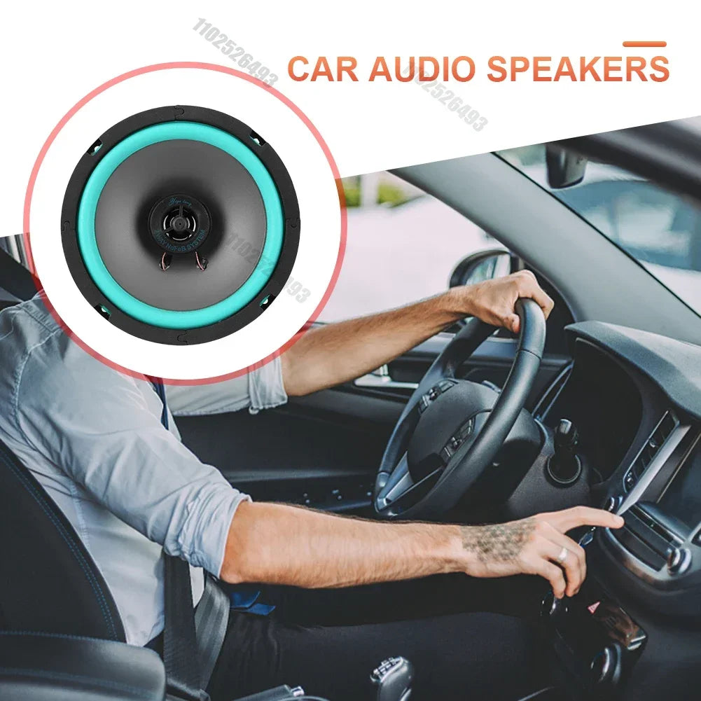 4/5/6 Inch Car Speakers 100W/160W Max Universal HiFi Coaxial Subwoofer Car Audio Music Stereo Full Range Frequency Auto Speakers