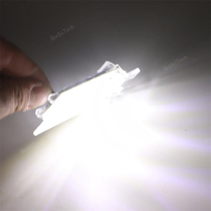 2x LED License Number Plate Light Lamps For Fiat Bravo Argo Grande Punto Evo Siena 500L Doblo Croma Marea Seicento Tipo Multipla