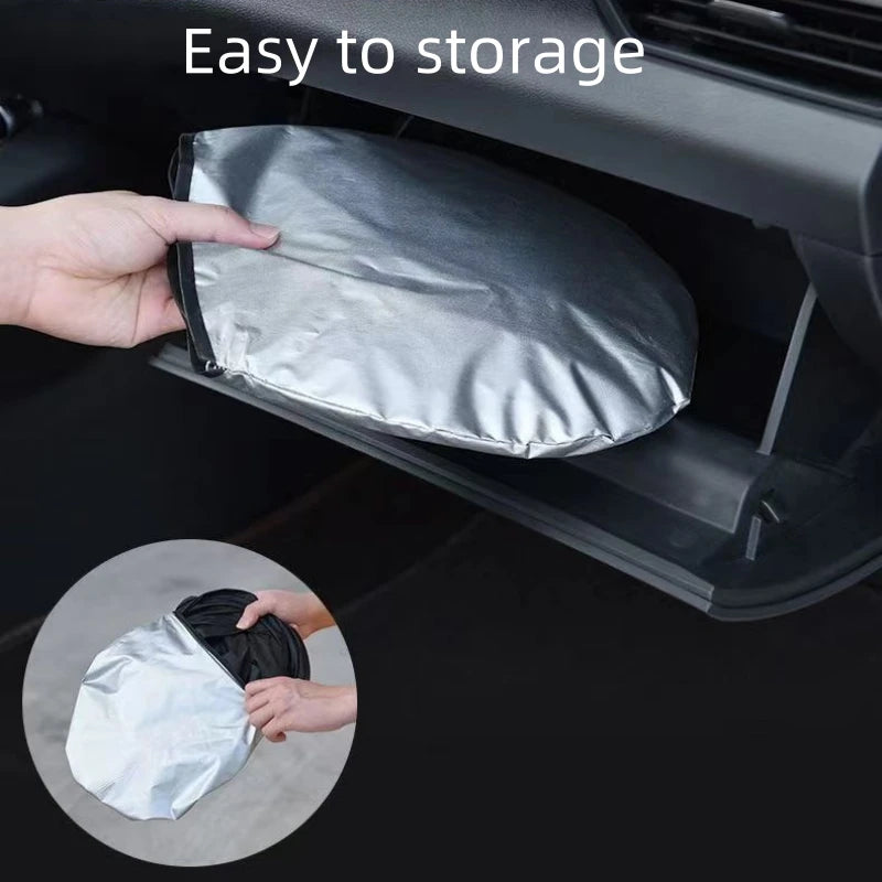 2024 New Car Front Window Sunshade Cover Sun Shade Windshield Visor Windscreen Folding Auto UV Protection Styling Accessories