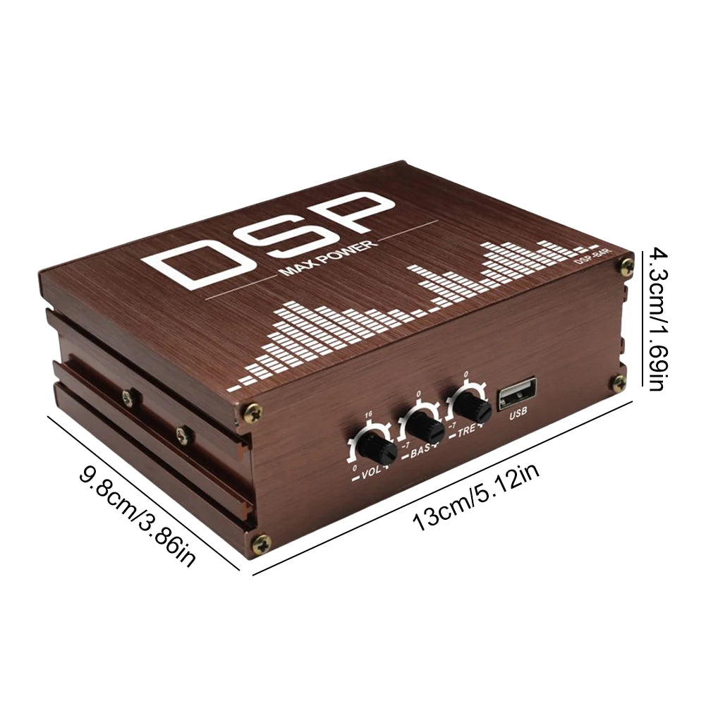 4x50W Car DSP Digital Audio Processor Support APP Control Audio Digital Sound Processor Car DSP Amplifier for Cars