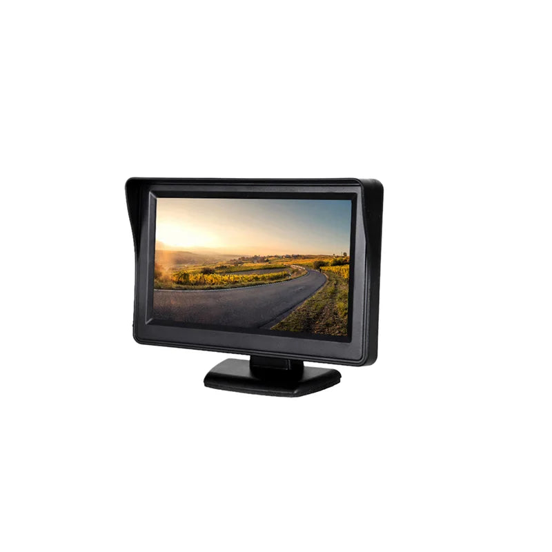 4.3-inch in-vehicle display screen, optional in-vehicle reversing camera, high-definition reversing image system