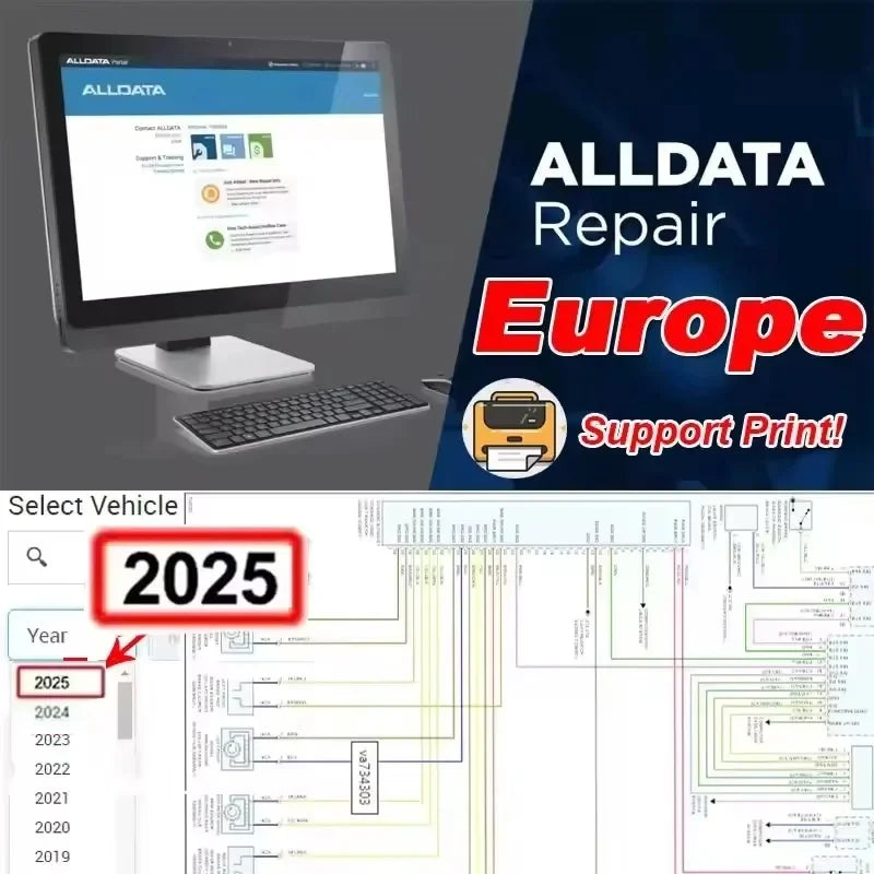 2025 Hot Alldata 10.53 Auto Repair Software Autodata 3.45 Mi tchell 2015 ATSG Vivid Workshop ElsaWin Car Repair Software 5 in 1