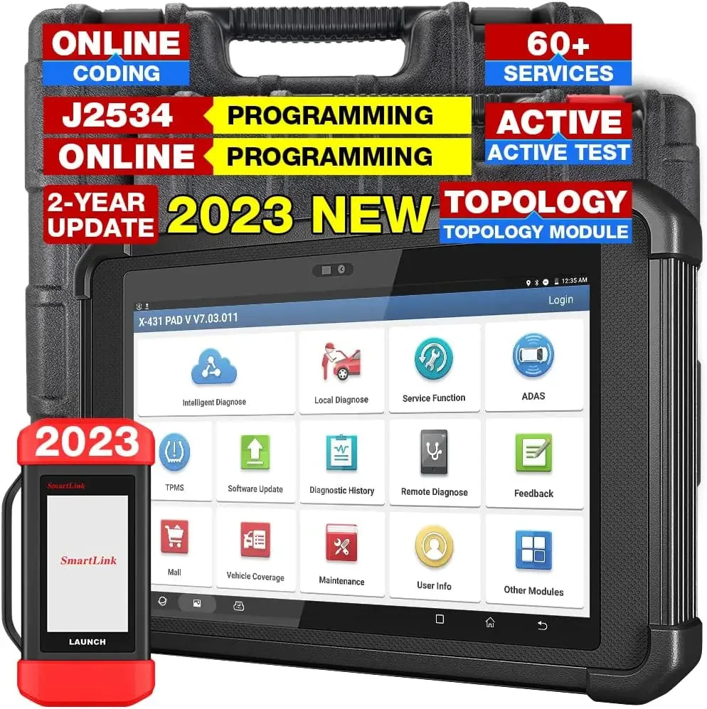 2023  X431 Pad7 Vii Vll X-431 Pad 7 2 Full System Computer For Car Diagnostics External Module Ecu Programming Scanner