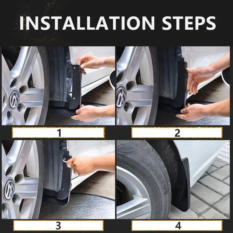 4pcs Mudguards for Volvo XC90 2015-2021 Fender Mud Flap Guard Splash Car Auto Styline Front Rear 2016 2017 2018 2019 2020