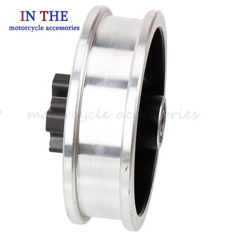 200X50 aluminum alloy wheel hub steel ring disc brake motor special solid tire for light motorcycle