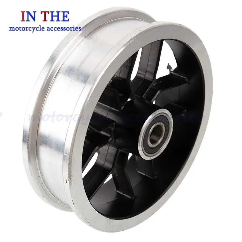 200X50 aluminum alloy wheel hub steel ring disc brake motor special solid tire for light motorcycle