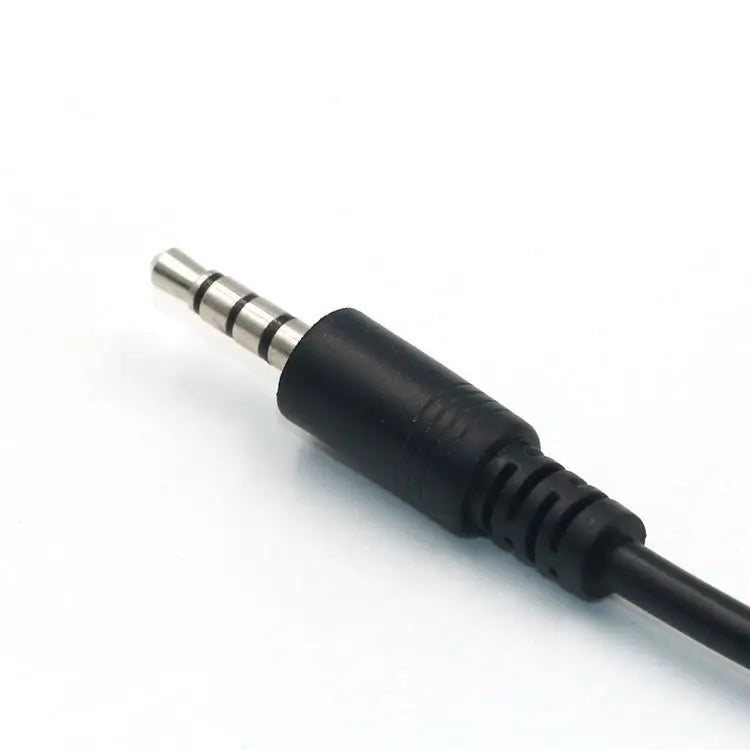 3.5mm Car AUX Audio Cable To USB Audio Cable Car Electronics for Play Music Black Car Audio Cable USB Headphone Converter