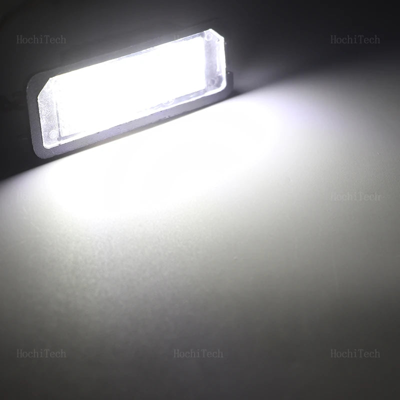 2pcs LED License Number Plate Light Lamp  For VW Passat B6 CC Eos Golf 4 5 6 7 MK7 Polo Superb Seat Leon Altea Car Lamp