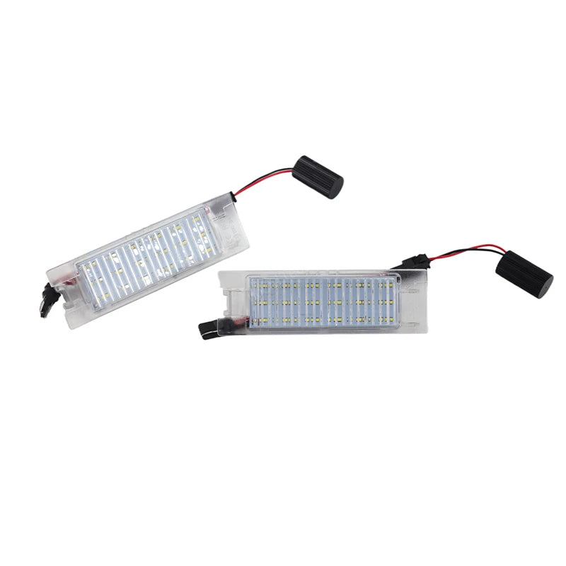 2x LED License Number Plate Light Lamps For Fiat Bravo Argo Grande Punto Evo Siena 500L Doblo Croma Marea Seicento Tipo Multipla