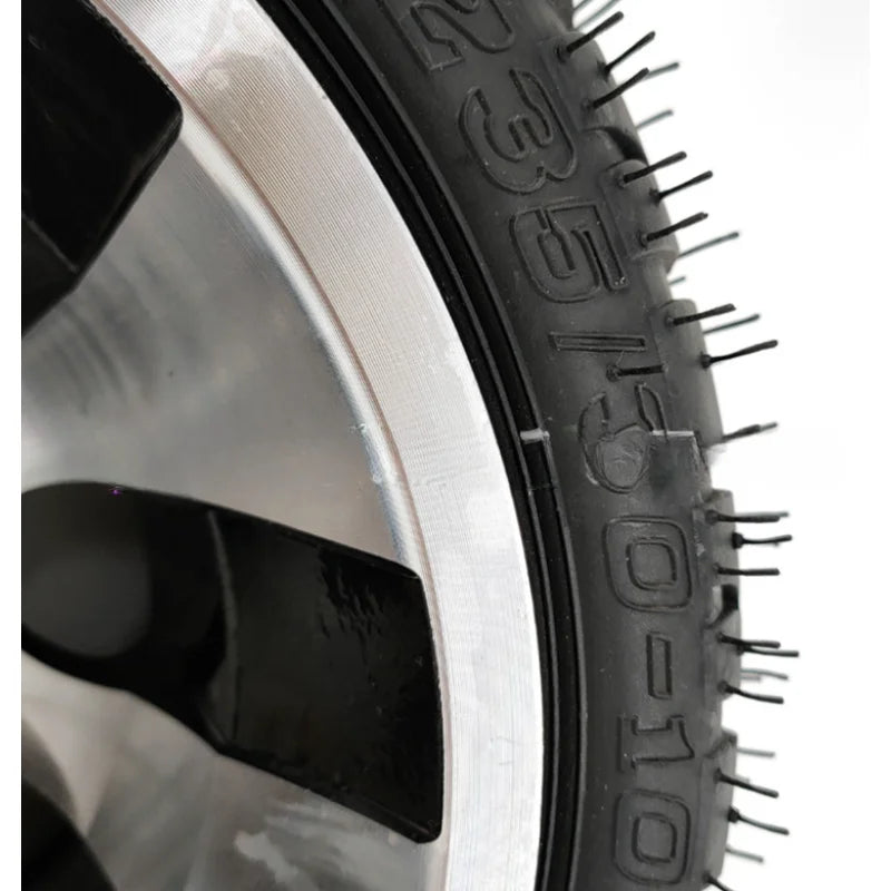 235/30-10 Tubeless Tires Aluminum Alloy Wheel Hubs Go-Kart/ATV/UTV Off-Road Buggy Complete Wheel Set Heavy Duty 4-Ply Rating