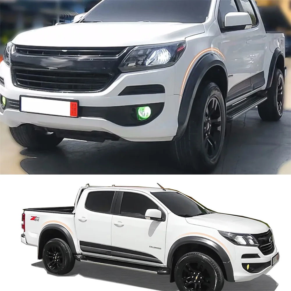 4X4 Pickup Car Accessories Auto Part Slim Fender Flares for Chevrolet Colorado 2016 2017 2018 2019 Mudguard Wheel Arch Mud Guard