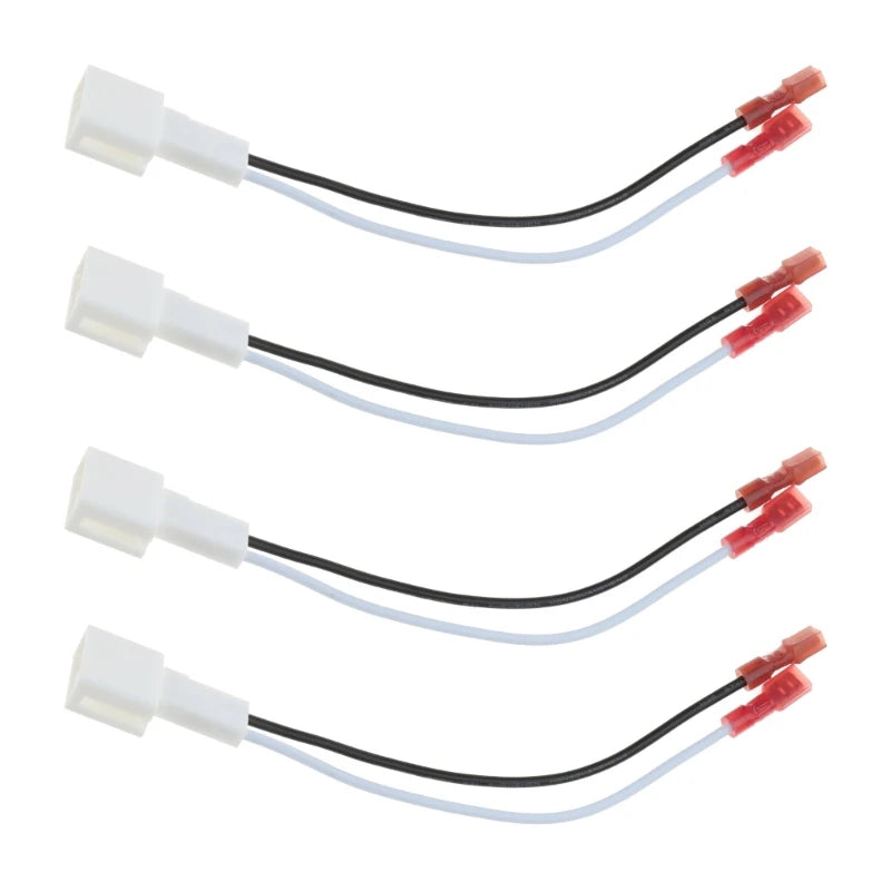 4Pcs Car Speaker Audios Harness Wire Adapter for Camry