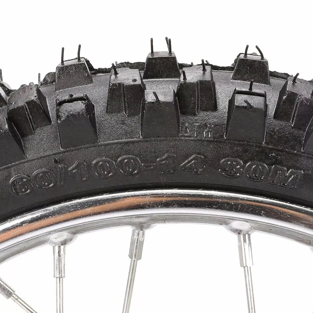 14" Front Wheel 60/100-14 Tire 1.4x14 Rim & 80/100-12 3.0-12 Rear