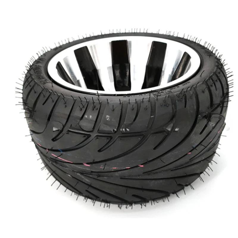 235/30-10 Tubeless Tires Aluminum Alloy Wheel Hubs Go-Kart/ATV/UTV Off-Road Buggy Complete Wheel Set Heavy Duty 4-Ply Rating