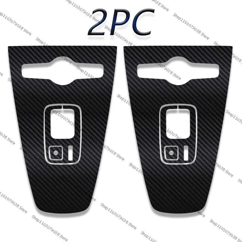 2X For Volvo Polestar 2 2021 2022 2023 2024 Central Control Cover Protective Film Patch Interior Center shift protection sticker