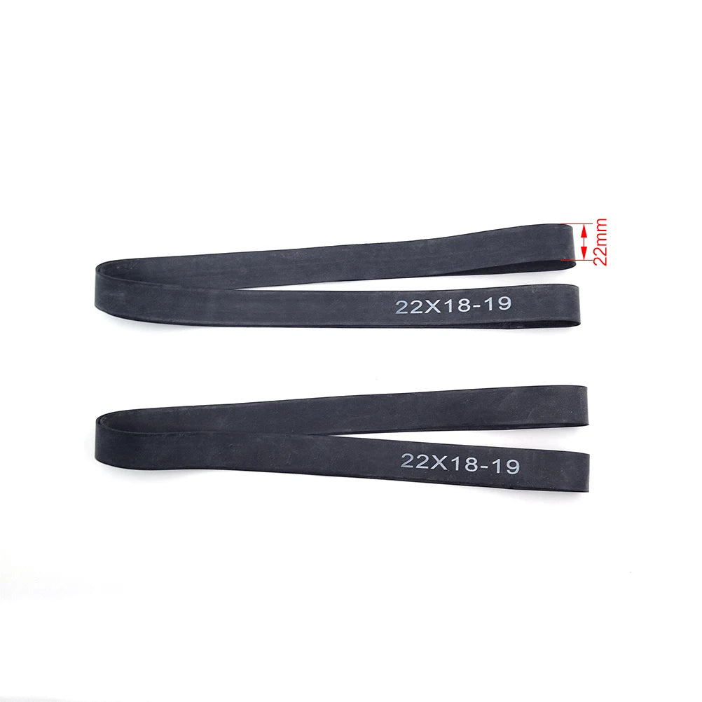 2x Inner Tube Tire Liner Protection Pad Motorcycle Front Rear Wheel Butyl Rubber Belt Universal For 16 17 18 19 20 21 Steel Rims