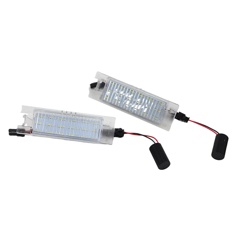 2x LED License Number Plate Light Lamps For Fiat Bravo Argo Grande Punto Evo Siena 500L Doblo Croma Marea Seicento Tipo Multipla