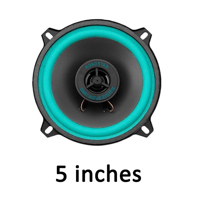 4/5/6 Inch Car Speakers 100W/160W Max Universal HiFi Coaxial Subwoofer Car Audio Music Stereo Full Range Frequency Auto Speakers