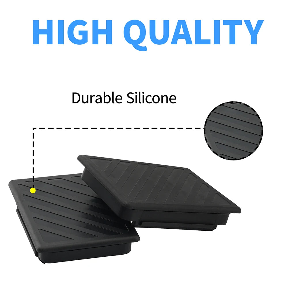 4pcs Truck Bed Rail Pile Cap For Chevrolet Silverado 2010-2014 GMC Sierra
