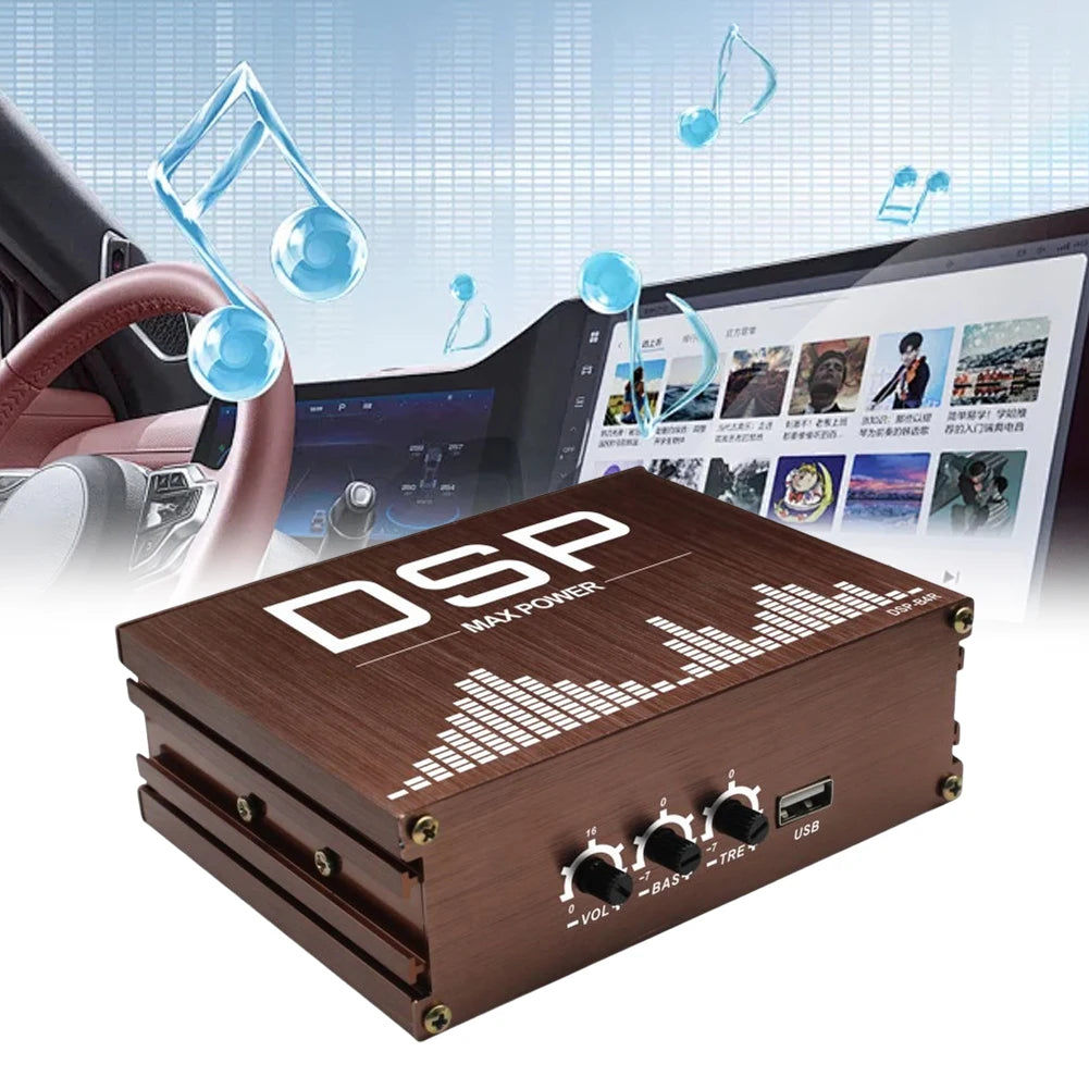 4x50W Car DSP Digital Audio Processor Support APP Control Audio Digital Sound Processor Car DSP Amplifier for Cars
