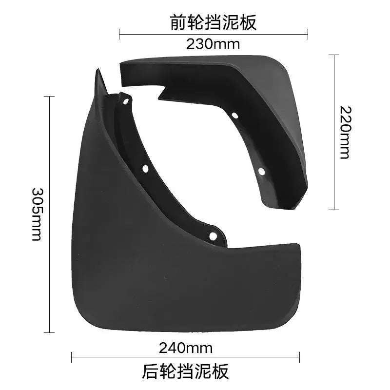 4pcs Mudguards for Volvo XC90 2015-2021 Fender Mud Flap Guard Splash Car Auto Styline Front Rear 2016 2017 2018 2019 2020