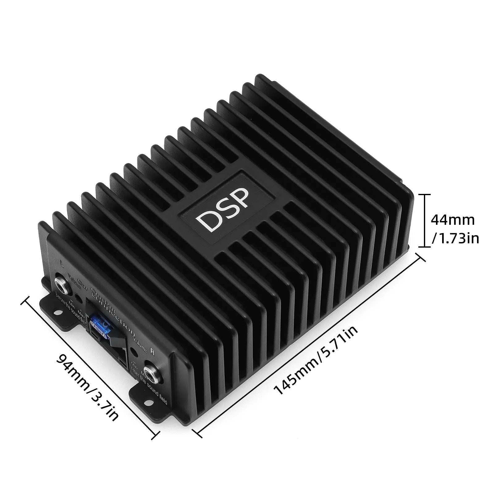 4x80W High Fidelity Power DSP Amplifier Audio Stereo Professional Car Stereo Audio Car Speakers Subwoofer Power Car FM Radio