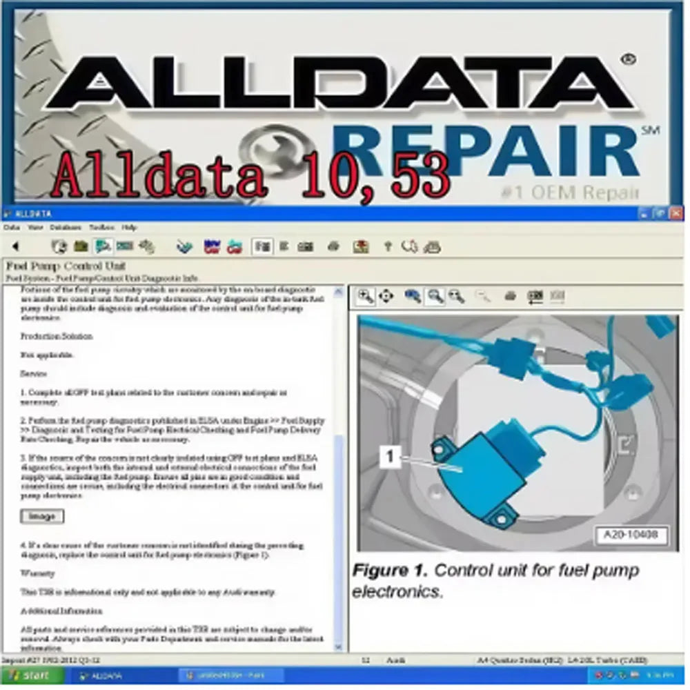 2025 Alldata 10.53 Auto Repair Software Comprehensive Car Data with Wiring Diagrams for Diagnostic And Maintenance Needs