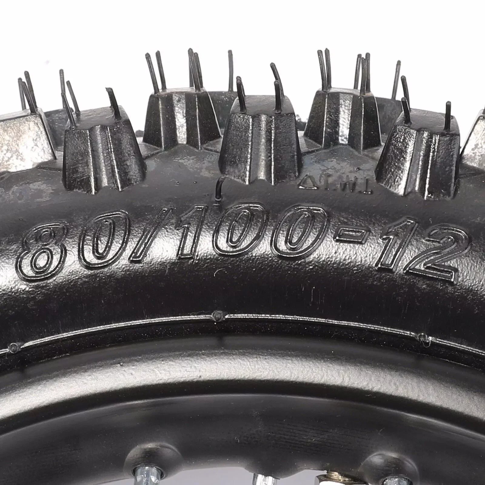 12'' Rear Wheel 80/100-12 RimTire 3.00-12 Tire 12mm Bearing  Axle for Pit Pro Trail Bikes Off-road Apollo CRF 125cc