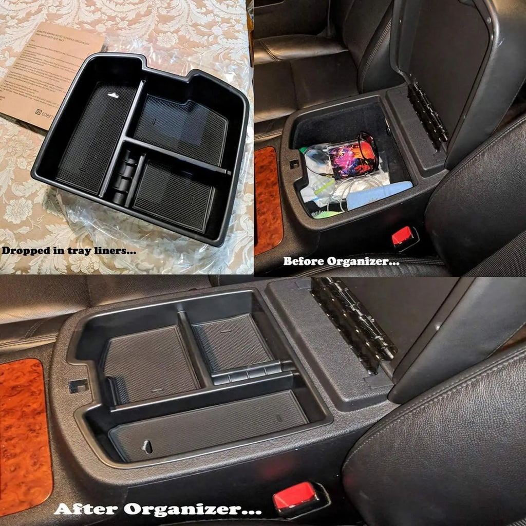 07-14 Full Size Trucks Center Front Floor Console Compatible with Chevrolet Avalanche Tahoe Silverado Suburban