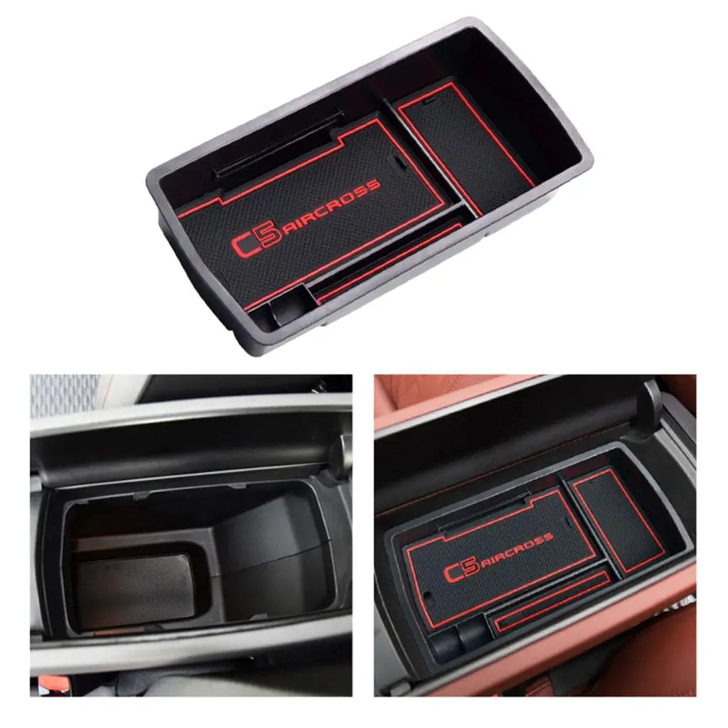 Car Armrest Box Storage for Citroen C5 Aircross 2017 2018