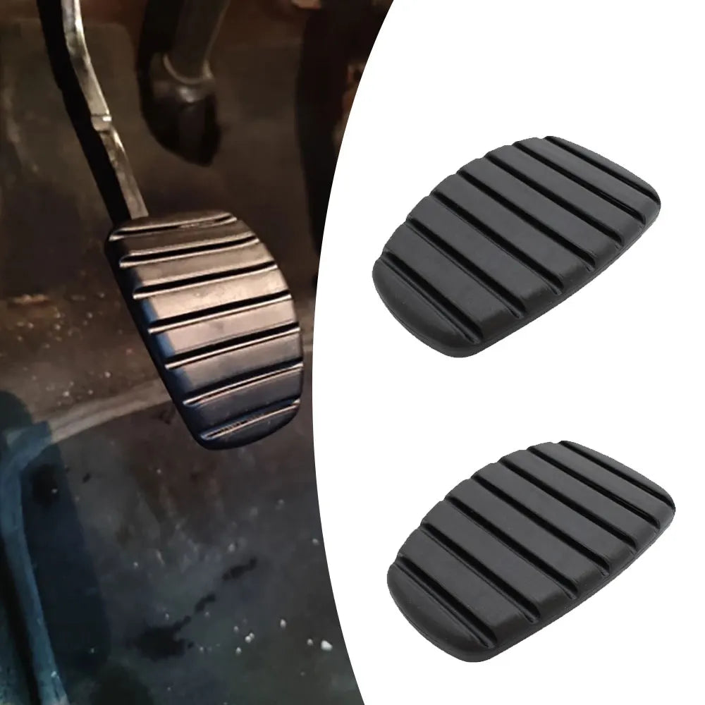 2x Rubber Car Clutch Brake Pedal Cover Pads for Renault Megane Laguna Clio Kangoo Scenic Espace Modus Trafic Twingo Vel Satis
