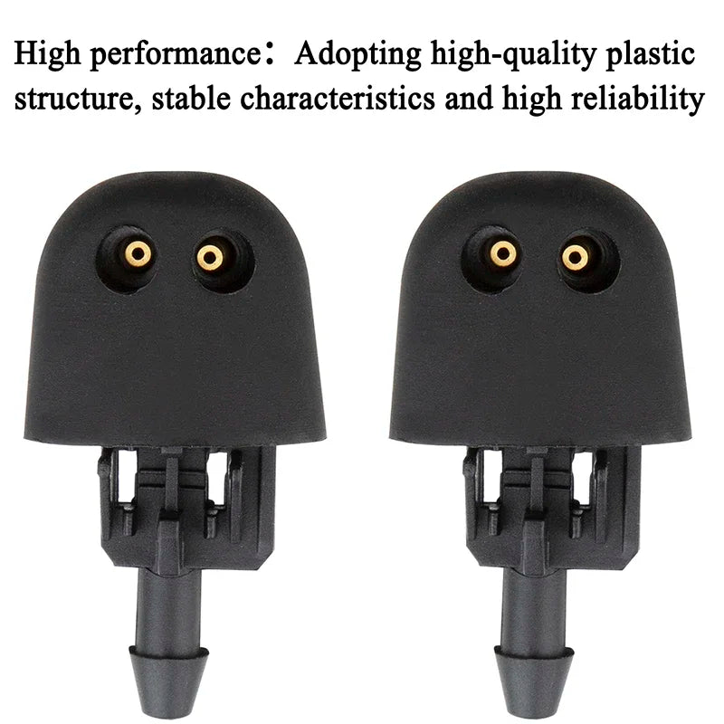 2 Pcs Car Windscreen Washer Jets Front Nozzles 93160047 7700823915 For Renault Vauxhall Vivaro Trafic Primastar Car Accessories