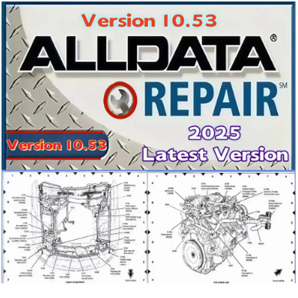 2025 Alldata 10.53 Auto Repair Software Comprehensive Car Data with Wiring Diagrams for Diagnostic And Maintenance Needs