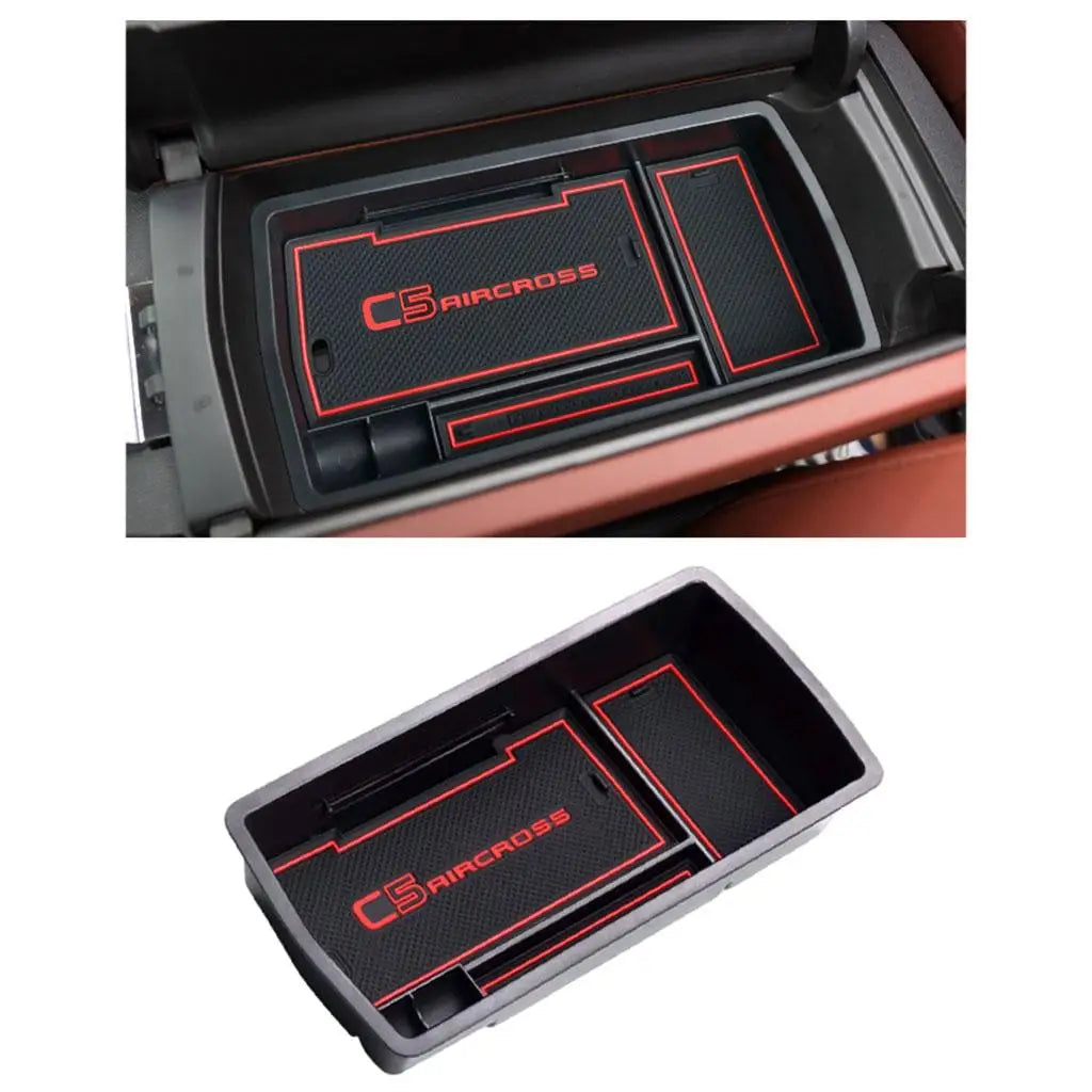 Car Armrest Box Storage for Citroen C5 Aircross 2017 2018