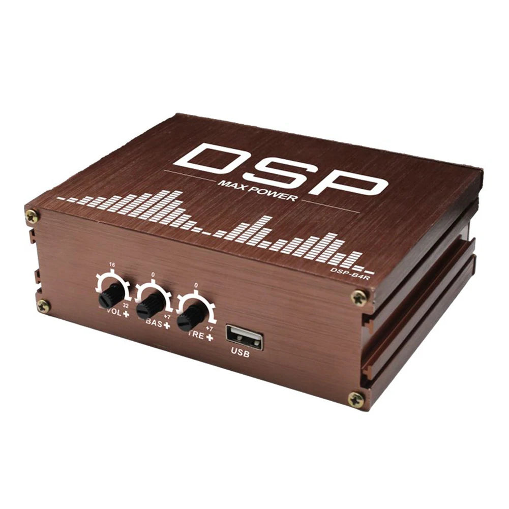 4x50W Car DSP Digital Audio Processor Support APP Control Audio Digital Sound Processor Car DSP Amplifier for Cars